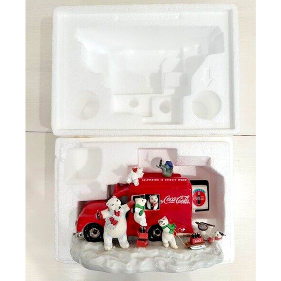 1998 Coca Cola Always Franklin Mint Wind Up Musical Motion Sculpture Truck-NICE! - Picture 13 of 13